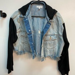 New Vici denim hooded jacket